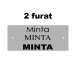Matt ezüst gravírozható kétrétegű műanyag tábla egyedi méret szerint - Image 2