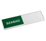 Szabad-foglalt ajtótábla alusignFIX
