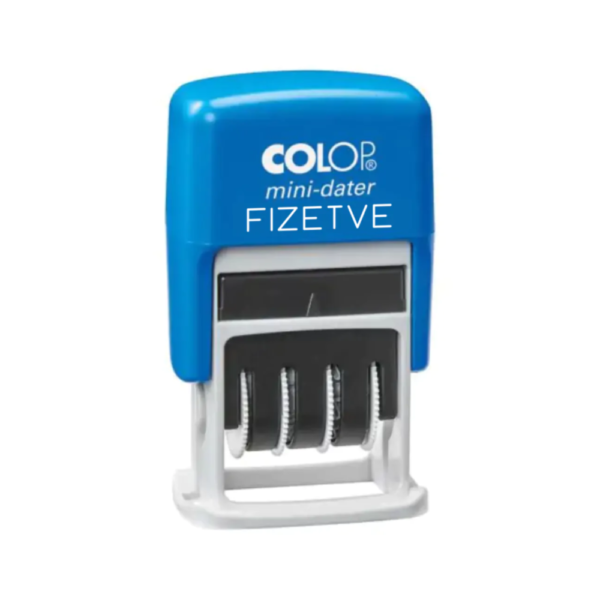 COLOP Mini-Dater S 160/L dátumbélyegző fix szavakkal