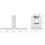ABUS 115/100 lakatpánt - Image 2