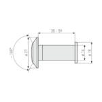 ABUS 1200 ajtókitekintő - Image 5