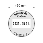 COLOP Printer R 50 Dater Automata körbélyegző dátummal-50mm - Image 2