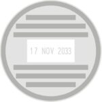 Trodat Printy 46145 kör dátum és szövegbélyegző - Image 3